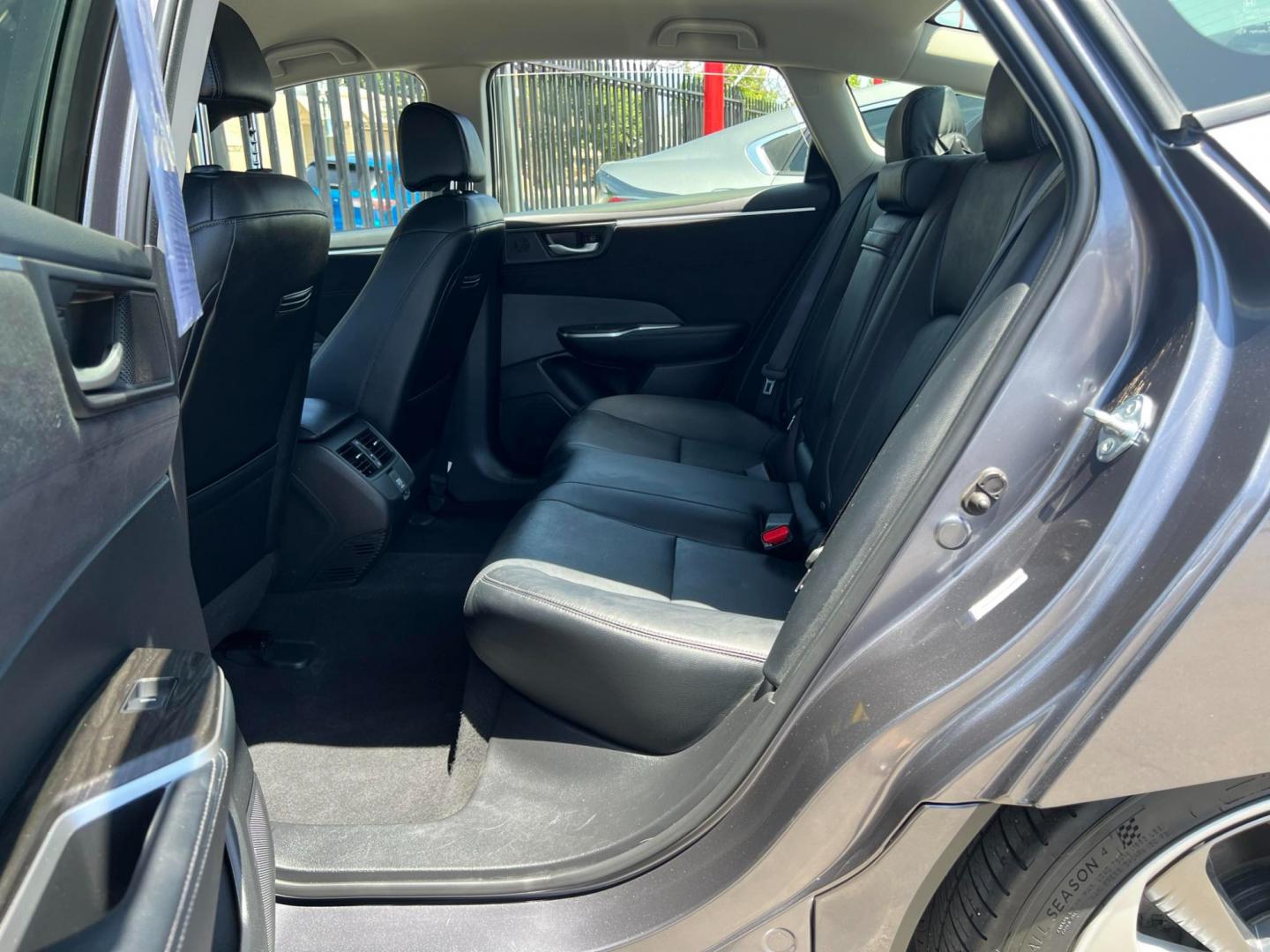 2019 DARK GRAY /BLACK Honda Clarity Touring Plug-In Hybrid (JHMZC5F32KC) with an 1.5L L4 DOHC 16V HYBRID engine, CVT transmission, located at 744 E Miner Ave, Stockton, CA, 95202, (209) 944-5770, 37.956863, -121.282082 - PLUS TAXES AND FEES - Photo#7